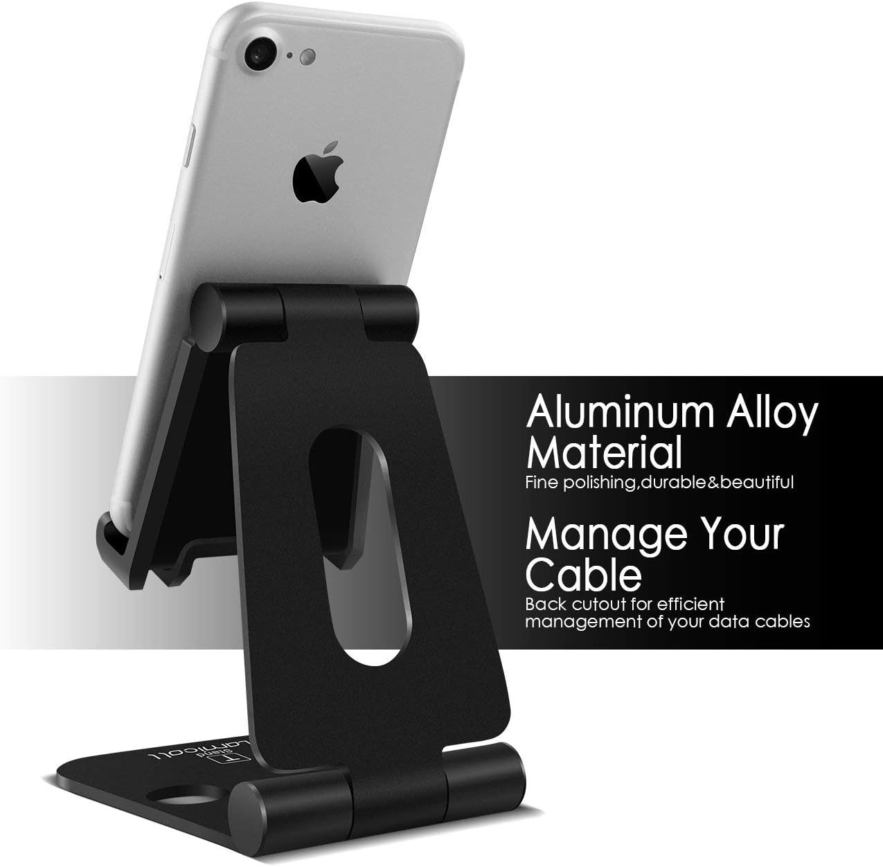 Adjustable Phone Tablet Stand, Playstand for Switch, Foldable Desk Holder Dock, Compatible with Ipad Mini, 9.7'' Ipad Pro Air, Phone 12 Mini 11 Pro Xs Xs Max Xr X 8 7 6 6S plus SE (4-10'')